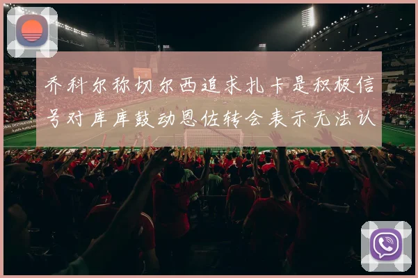 乔科尔称切尔西追求扎卡是积极信号对库库鼓动恩佐转会表示无法认同